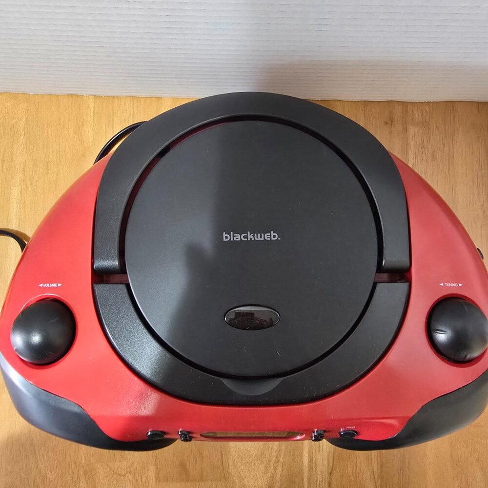 Blackweb Bluetooth CD Player Digital‎ FM Radio Headphone Jack BWA17AA003 Tested - Picture 3 of 6